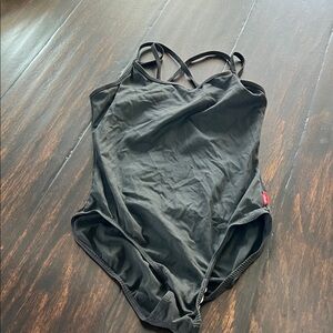 Sleek Black Women's Bodysuit